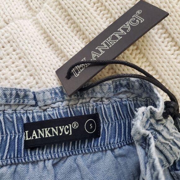 NEW! Blank NYC | Paperbag Waist Wide Leg Jeans - size Small - Picture 11 of 12